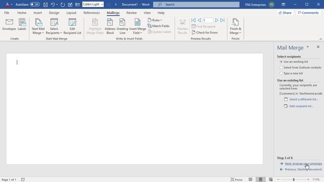 How to Mail Merge envelope using MS Access and Word - Office 365 смотреть онлайн