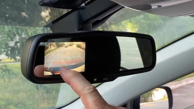 Монитор заднего вида автомобиля Toyota Corolla смотреть онлайн
