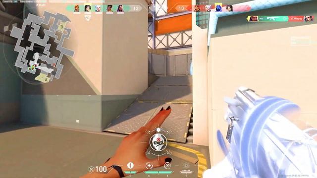 The Best Calm Aim Crosshair in Valorant смотреть онлайн
