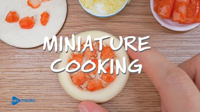 Tasty Miniature Pizza Recipe For Home Alone Christmas - ASMR Cooking Mini Food смотреть онлайн
