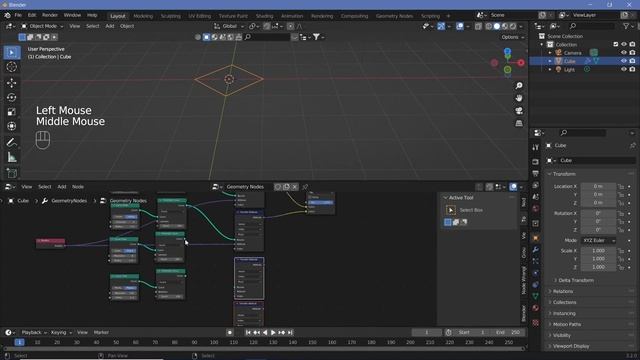 Morph Between Shapes using Geometry Nodes - Blender Tutorial смотреть онлайн