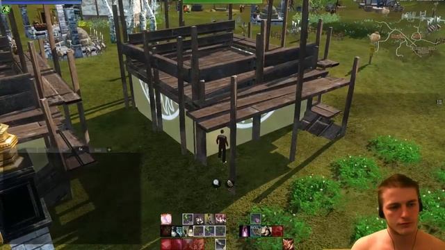 Archeage #68 — ставлю дом с соломенной крышей в Арчейдж — дровосекам, лесорубам, кольщикам дров)) смотреть онлайн