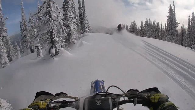 Great day for a snow bike! смотреть онлайн