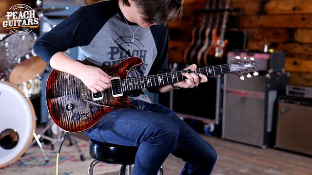 No Talking...Just Tones | PRS 35th Anniversary Custom 24 Charcoal Cherryburst смотреть онлайн