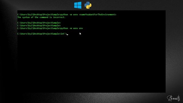 How to Install and Activate Virtual environment on windows for Python Projects смотреть онлайн