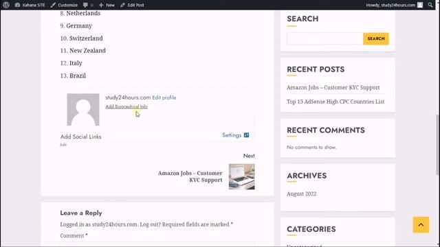 How to Add Cool Looking Custom Author Box to WordPress Site | Full Tutorial смотреть онлайн