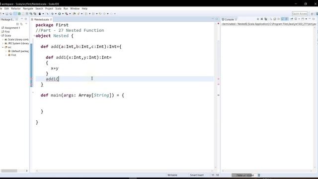 Scala Sinhala By ChamiViews Part 27 - Nested Functions смотреть онлайн