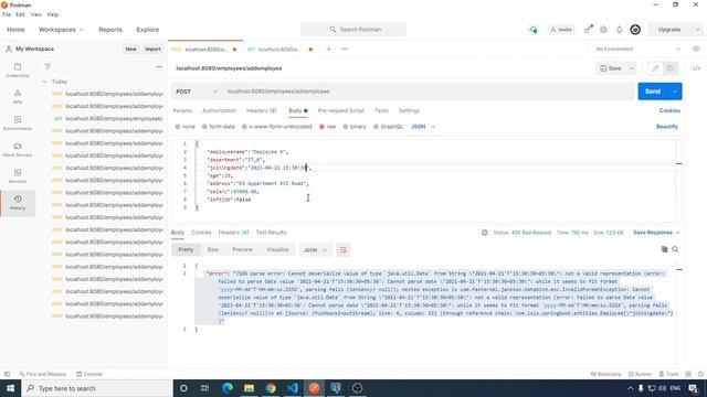 Spring Boot Restful + PostgreSQL + JPA Exception and DateTime Handling Setting Time Zone - Part 8 смотреть онлайн