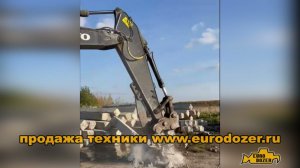 что такое крашер или бетонолом на экскаваторе в работе