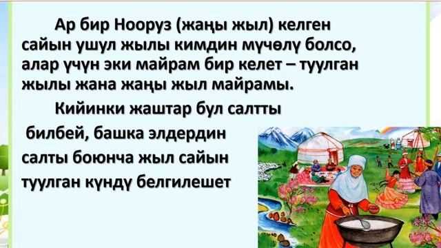 Кыргыз тили. 7-класс. Мүчөл тоюңуз кут болсун! смотреть онлайн