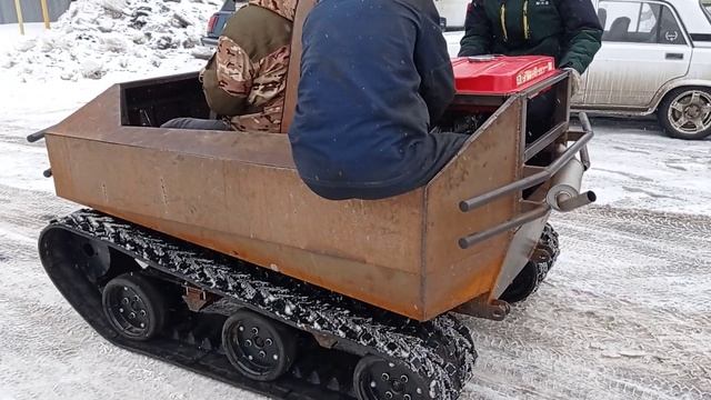 Вездеход Карась первый выезд с. Кунашак 2021 г. смотреть онлайн