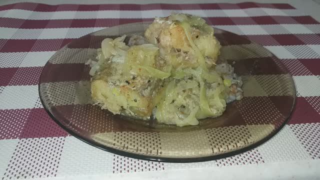 МИНТАЙ на Луковой подушке. Вкусный УЖИН! смотреть онлайн