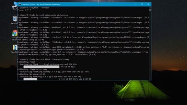 Let's code with Flask python in VS Code