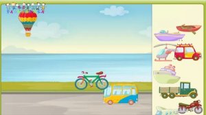 Транспорт для детей. Виды транспорта: наземный транспорт, водный транспорт, воздушный транспорт