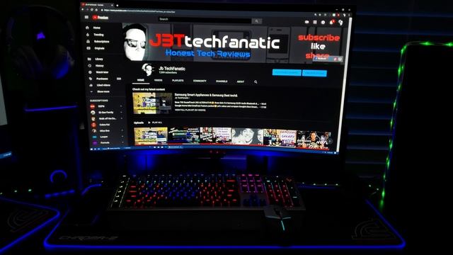 Samsung NEW Curved UHD 32in Monitor 4k Picture Setup & Honest Review +Samsung Ultrawide Comparison? смотреть онлайн