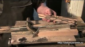 Изготовление кия для русского бильярда - напиловка (2)