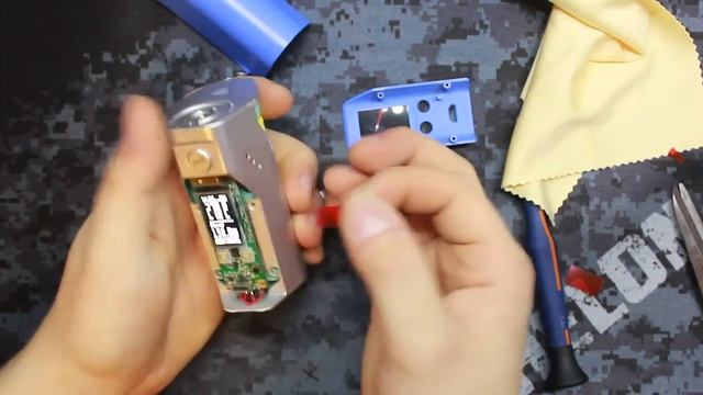 Wismec RX200S. Делаем экран красного цвета смотреть онлайн