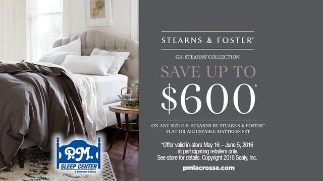 PM Sleep Center Memorial Day Sale - Stearns & Foster смотреть онлайн