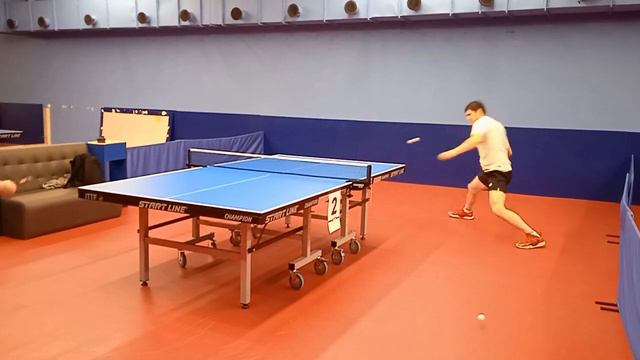 Тренировка - Азамат Эргешов. Настольный теннис. смотреть онлайн