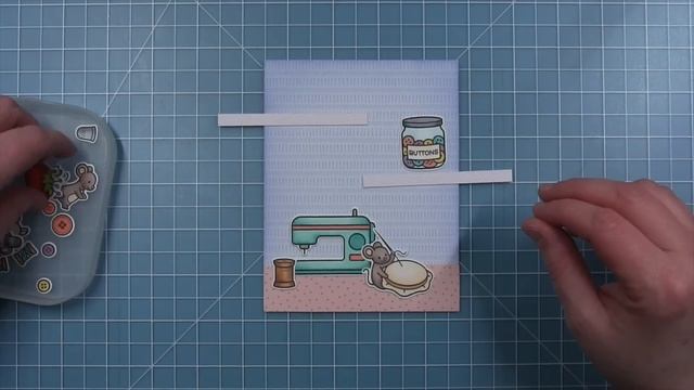 Intro to Sew Very Mice + 3 cards from start to finish смотреть онлайн
