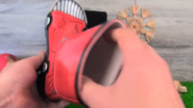 Детские резиновые сапоги American Club 331/18 (красный). Видео обзор от STEPIKO