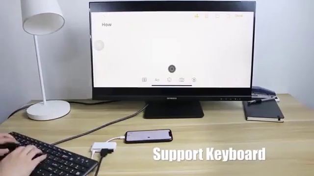 Lightning to HDTV USB TF SD Adapter- Stream iPhone iPad on TV for 4K image, enjoy full screen смотреть онлайн