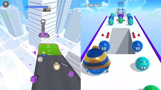Going Balls, Sandwich Runner, Ball Run 2048 Infinity, Coin Rush Speedrun Gameplay All Levels Ep 3 смотреть онлайн