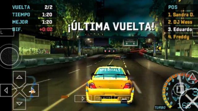 Need For Speed: Underground Rivals Gameplay PPSSPP Android смотреть онлайн