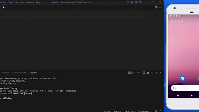 1. #Beginner #React Native #Android Studio #Visual Sudio Code смотреть онлайн
