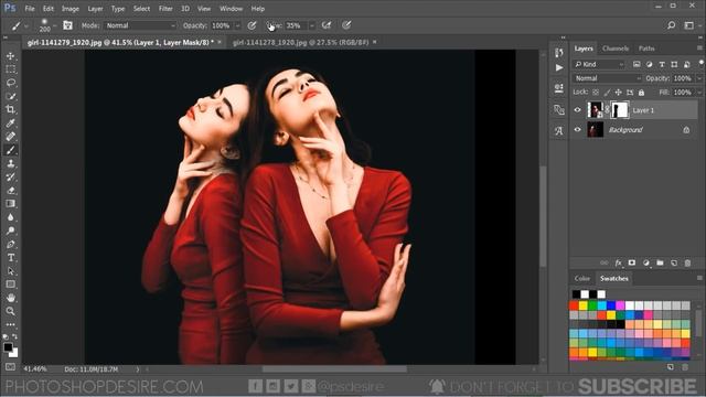 Blend Multiple Photos in Photoshop - Trick Photography Ideas - Clone or Multiplicity Yourself смотреть онлайн