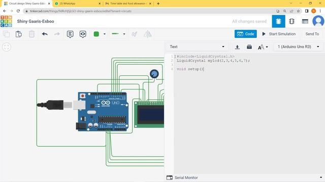 Interfacing of LCD (16*2) screen with arduino along with simulation on tinkerCad смотреть онлайн
