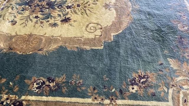 Восстановление замятой ворсы шёлкового ковра. смотреть онлайн