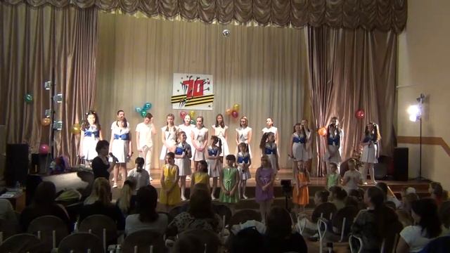Отчётный концерт на 70 летие победы в ВОВ, школа 603, 25 апреля 2015 года, часть 3 смотреть онлайн