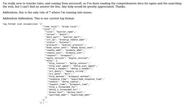 DevOps & SysAdmins: nginx log full proxy_pass to log смотреть онлайн
