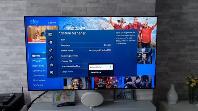 Samsung Q80T (2020 QLED) store demo mode,LOOKS TASTY ! смотреть онлайн