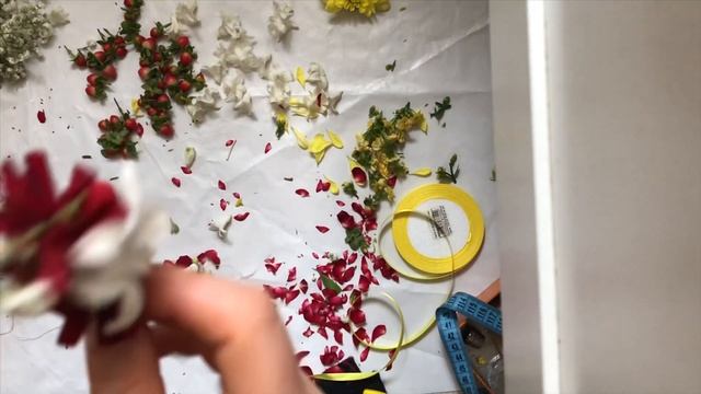 Цветочные гирлянды . Flowers garlands смотреть онлайн