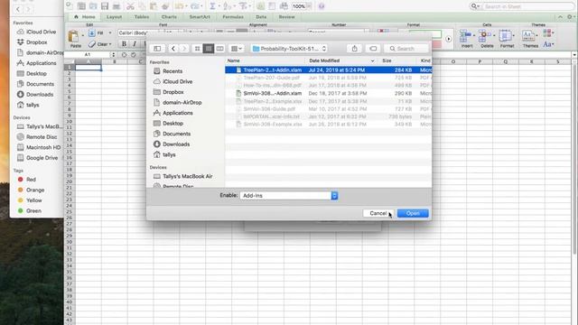 How to Install TreePlan and SimVoi Excel Add-Ins on a Mac смотреть онлайн
