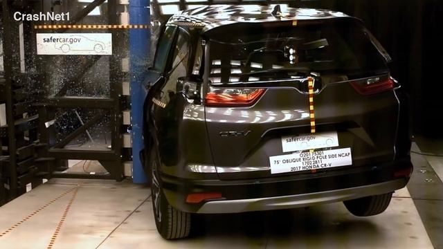2017 Honda CR-V Pole Crash Test смотреть онлайн