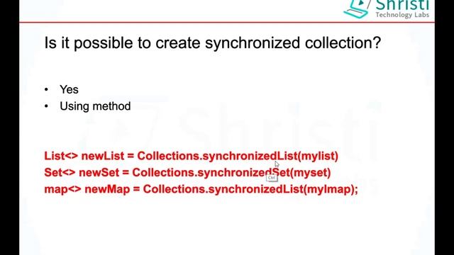 Java Interview Questions - How to create a threadsafe collection ? смотреть онлайн