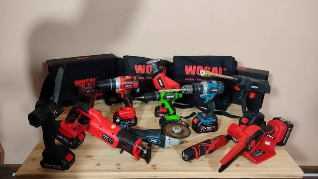 Распродажа аккумуляторного инструмента WOSAI Battery Tool Sale #wosai #vvosai