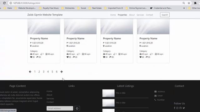 Simple Generic Website Template | Starter Website Template HTML/Bootstrap/CSS смотреть онлайн