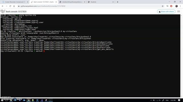 Transferring Flask App to PythonAnywhere смотреть онлайн