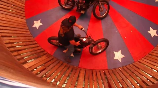 Daytona Bike Week 2013 Mac G's death wall ride PART 1 смотреть онлайн