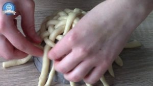 Пасхальная корзинка из дрожжевого теста/идеальный подарок на пасху