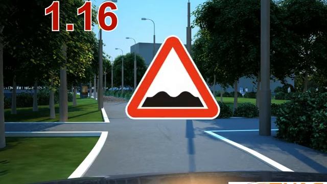 Тема Дорожные знаки. Знаки предупреждающие смотреть онлайн