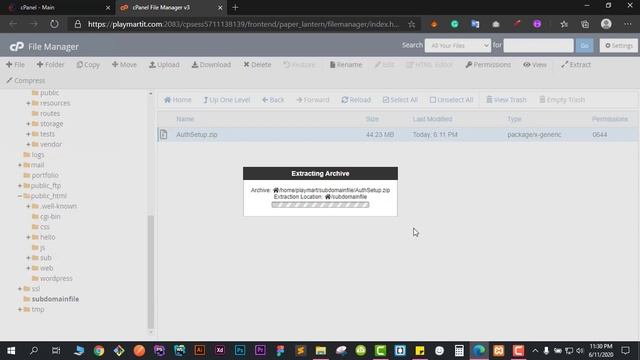 upload laravel 7 project on your subdomain 2020 | easy way смотреть онлайн