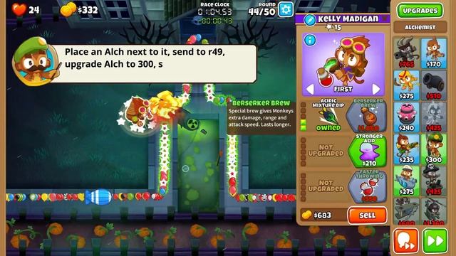 Bloons TD 6 Race Tutorial "Patience" in 2:01.25 (hopefully Top 50) смотреть онлайн