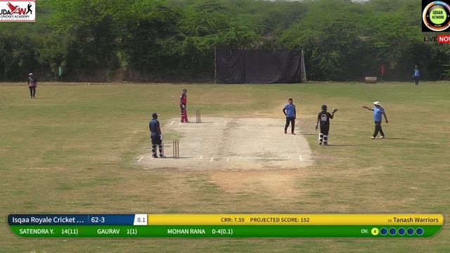 SONNET CUP 2023 = ISQAA ROYAL CRICKET CLUB V/S TANASH WARRIORS смотреть онлайн
