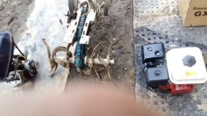 установка нового двиготеля на мотокультиватор крот
