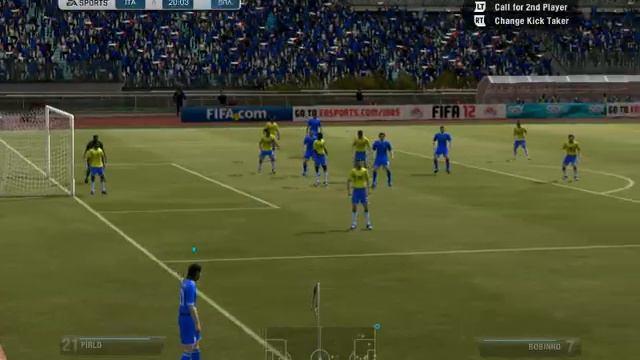 Fifa 12 PC Italy Vs. Brazil HD Half 1 Ep. 3 смотреть онлайн